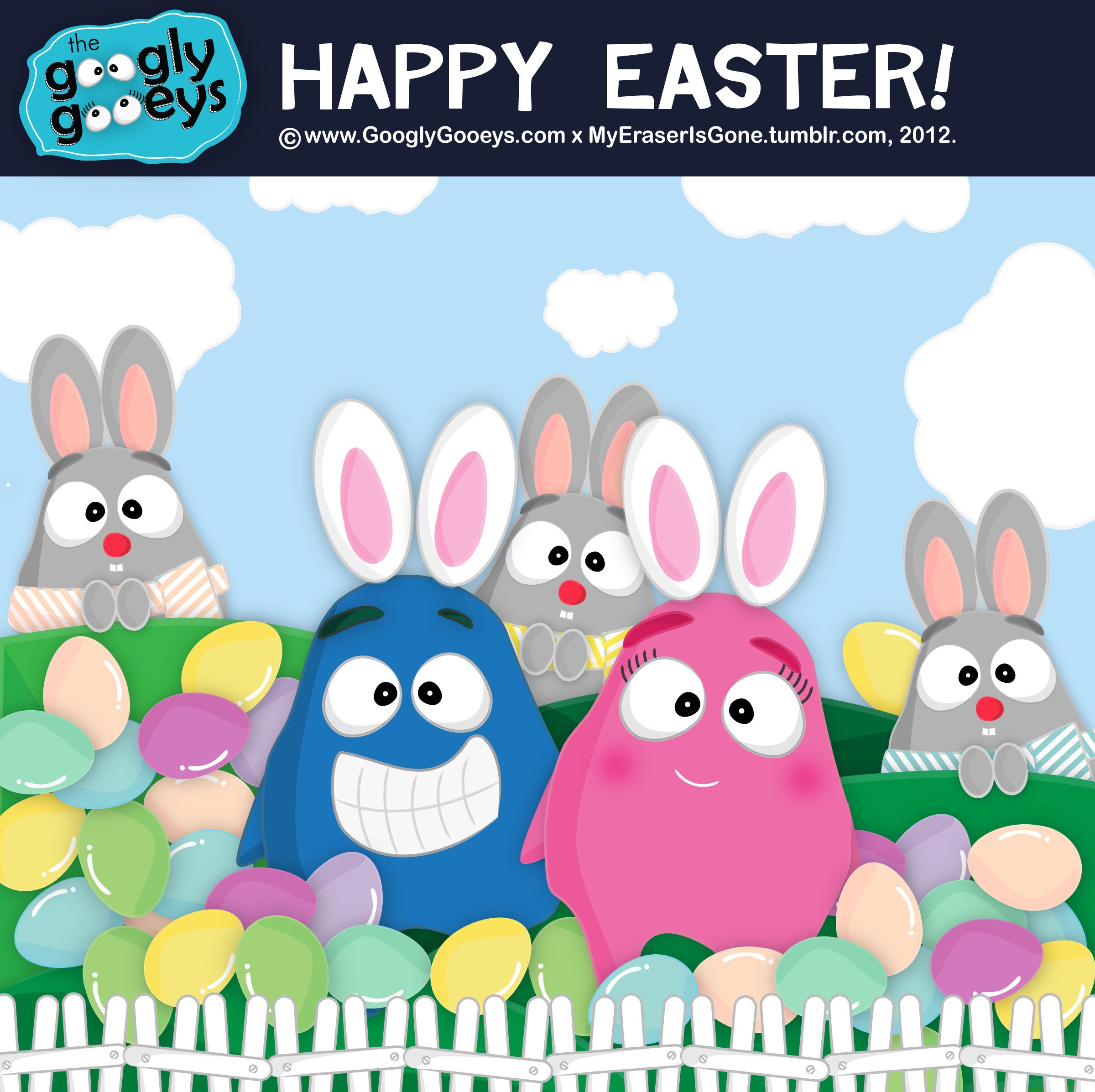 Animated Happy Easter Wishes An Animated Happy Easter Greeting! 🙂 - Googly Gooeys