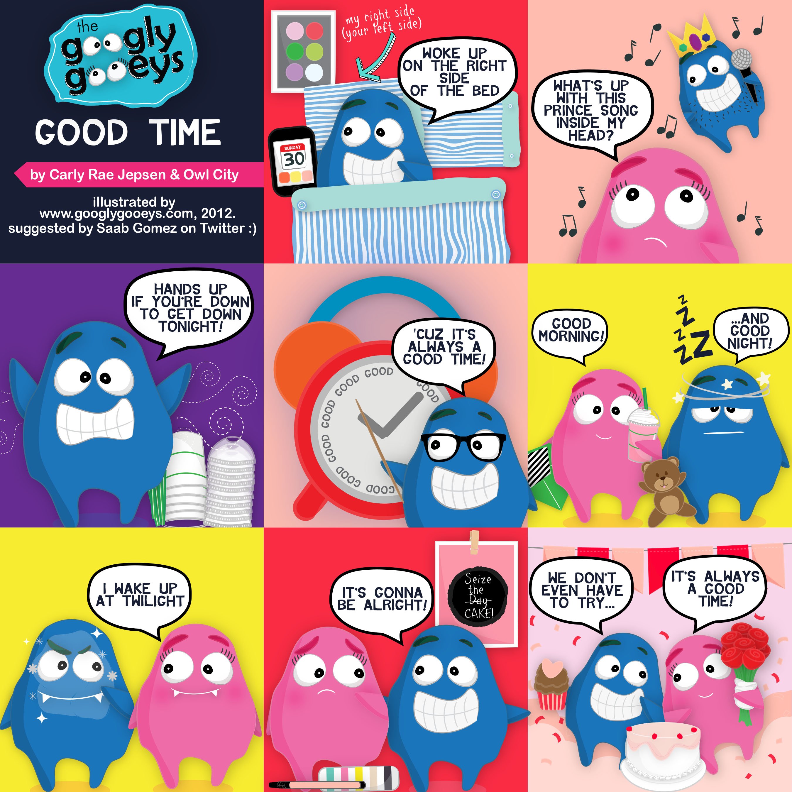 Good Time Lyrics Illustrated Sung By Owl City Carly Rae Jepsen