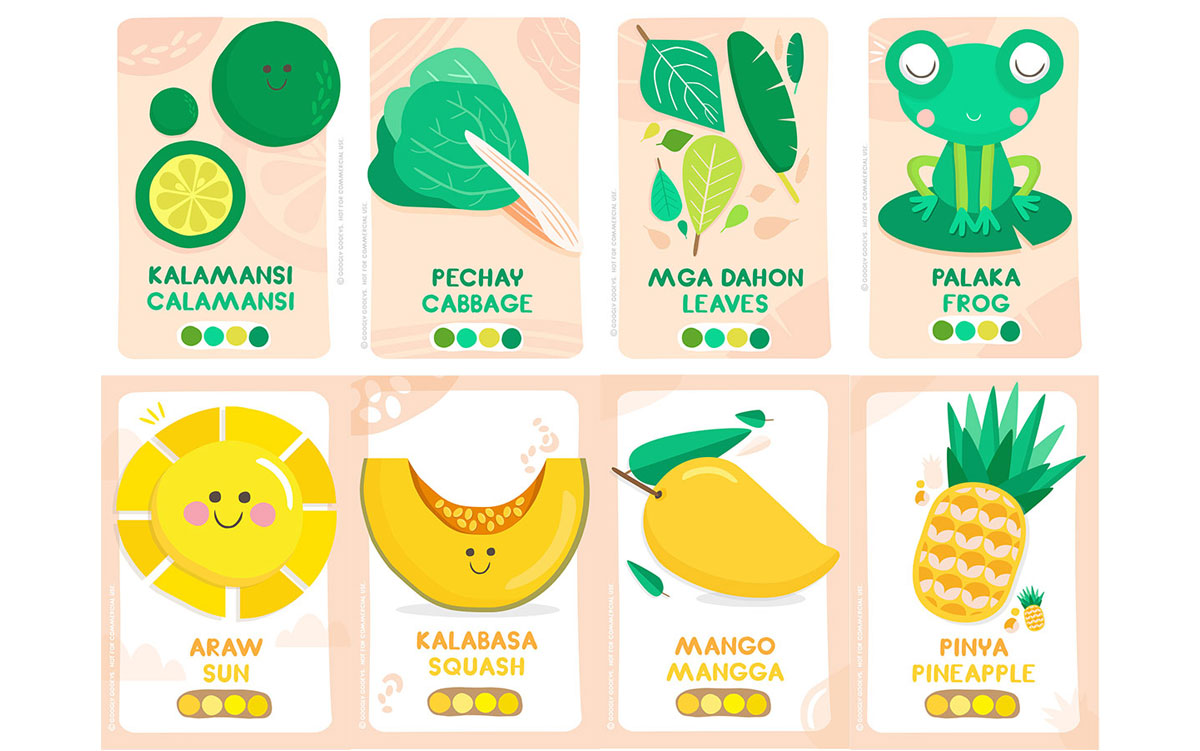 free printable filipino cebuano english flash cards stickers googly gooeys watercolor workshop